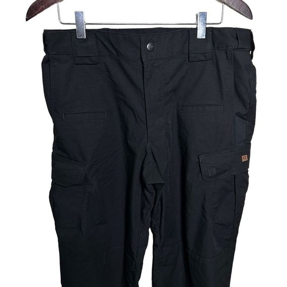 5.11 Tactical Stryke pants black cargo Flex-Tac ripstop 74369 Men’s 34x36 - Picture 2 of 7